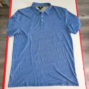 Volcom Polo Shirt men's size XL blue short sleeve